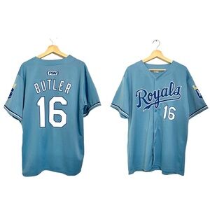Kansas City Royals Blue Fan Promotion Billy Butler No. 16 Jersey Size XL